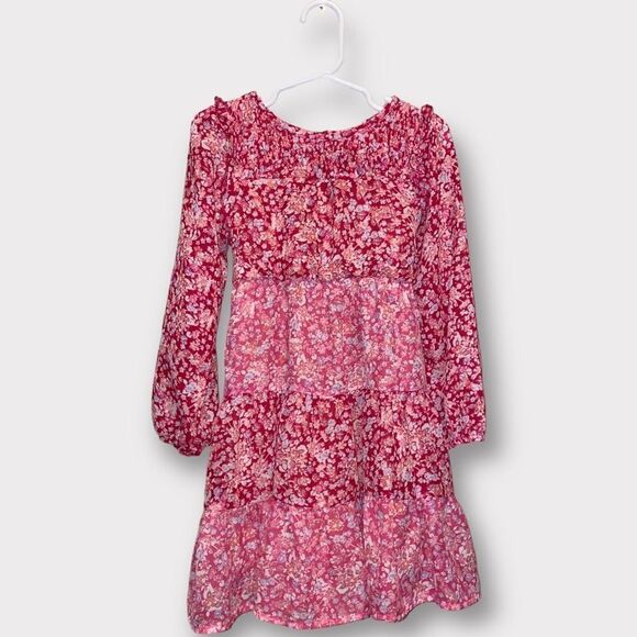 Y2K Xtraordinary Pink Floral Maxi Dress - Picture 1 of 5